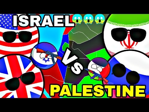 🇮🇱 Israel or Palestine 🇵🇸 Support countries 😱 ( INDIAN BALL 01) #entertainment #countryballs #video