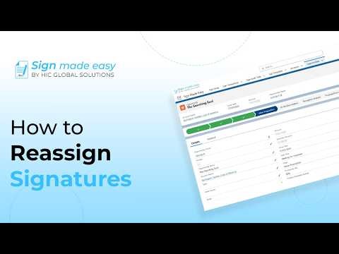How to Reassign Signatures - A Step-by-Step Guide | Sign Made Easy