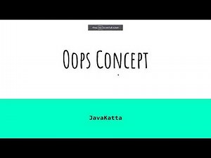 Explain Oops Concept with real time example in Marathi.