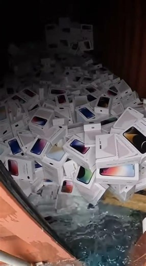 We Found a Shipping Container Floating at Sea… Full of iPhones