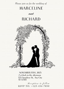 Aesthetic Wedding Invitations - Etsy