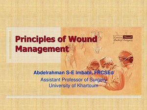 Principles of Wound Management - SlideServe