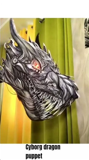 cyborg dragon puppet