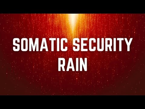 SOMATIC SECURITY RAIN | 12 Hours | Black Screen | No Midway Ads | Sleep/ Focus/ Calm Anxiety