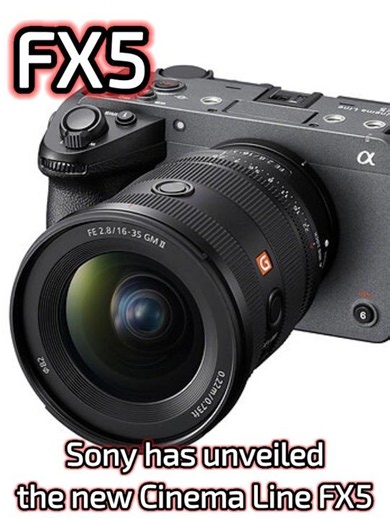 New Sony FX5 🔥 The Ultimate Cinema Camera? NewTech