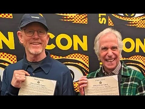 'Happy Days' Reunion! Ron Howard and Henry Winkler Back Together