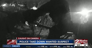 Police Take Down Wanted Suspect