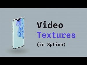Create video textures in 3D - SplineLive