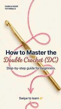 Double Crochet Stitch (DC) | Easy Crochet Tutorial for Beginners