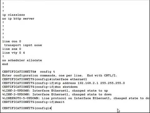 CCNA Certification: How to Configure an IP Address on your Cisco Router