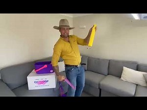 How to take the plastic off the Octomop 38cm Refill - Mop King raw and unedited www.octomop.com.au