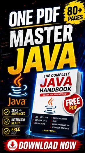 Complete Java Handbook (FREE PDF)