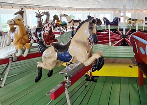 Beautifully Restored Antique Carousel Ready for Reopening Celebration