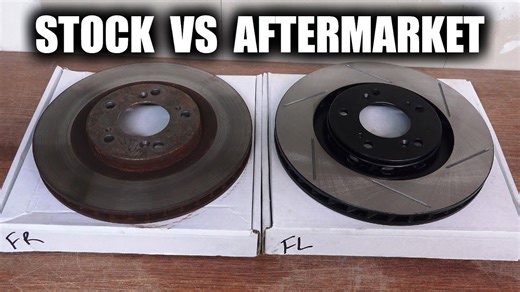 Do performance brake rotors have better cooling?