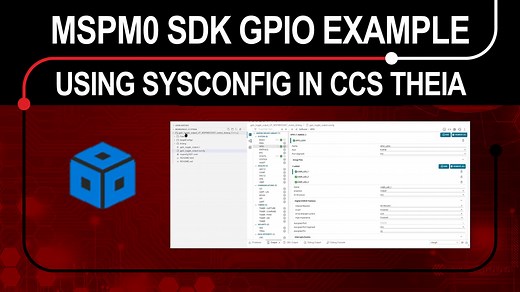 Starting Development with SysConfig for MSPM0 | TI.com