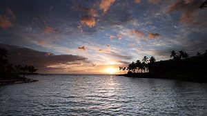 Download Beautiful sunset on the Big Island, Kohala Coast, Waikoloa, HAWAII for free