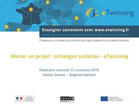 Mener un projet : échanges scolaires – eTwinning
