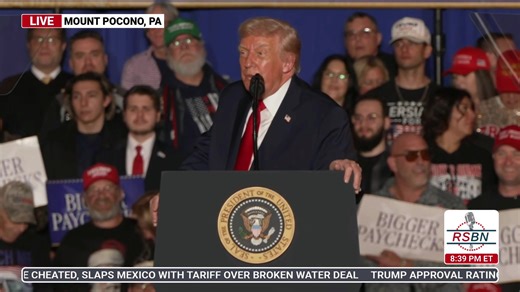 FULL: President Trumps Full Speech at Rally in Mount Pocono, Pennsylvania. - 12/9/2025 | Right Side Broadcasting