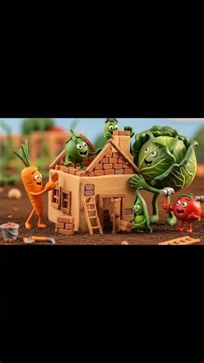 Can These Cute Cartoon Builders Finish Their Dream House? 🏠🎶✨