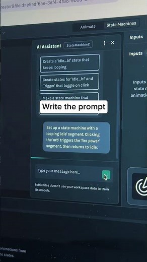 Create interactive animation using AI 🔥 #motiondesigner #aiprompt #designAI #motiondesign