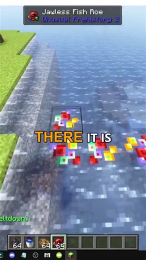 HOW TO GET JAWLESS FISH in MINECRAFT Unusual Prehistory 2