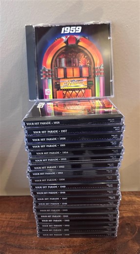 Vintage Time Life Your Hit Parade Cds From 1940-1959 NEW - Etsy
