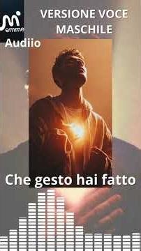 Che Gesto Hai Fatto – AUDIO Canzone Pop Romantica Italiana | VERSIONE VOCE MASCHILE #canzoniitaliane