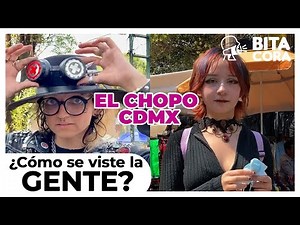 What are people wearing in MEXICO CITY? ( EL CHOPO MARKET)