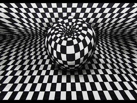 옵아트 착시현상 (Drawing a Apple - optical Illusion)