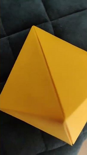 DIY Origami Pyramid | 3D Origami | Paper Pyramid | Easy Origami | Art and Craft