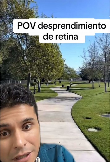 Cómo ven los pacientes con desprendimiento de retina