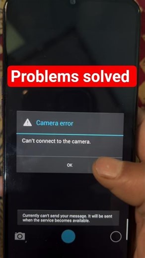 Camera Error Problem Fix | Can't connect to the camera 2026
