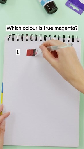 Have you come across a video on how to mix magenta or wondered if it's even possible? We know the feeling! 🤔 True magenta is a primary colour containing one single pigment (PR 122) and it’s impossible to mix – the same way you can’t get yellow or cyan by mixing other colours! By mixing blue and red, you’ll get various shades of pretty violets, but not true magenta. So if it's that vibrant pure magenta colour you’re after, it’s easiest to simply buy a tube of magenta paint. If you’re happy with 