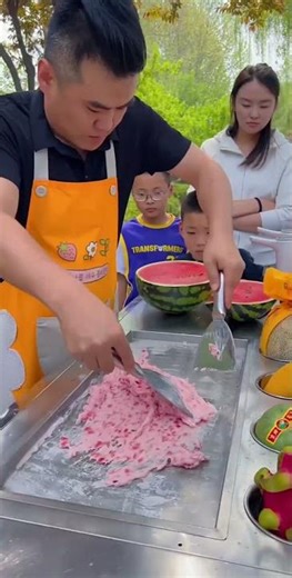 WATERMELON ICECREAM 👋 ~mini wood toy~woodworking art skills \ hand #gamtng #video