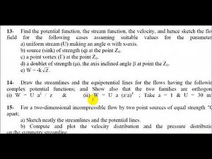 Superposition of Elementary Flows-Fluid Mechanics