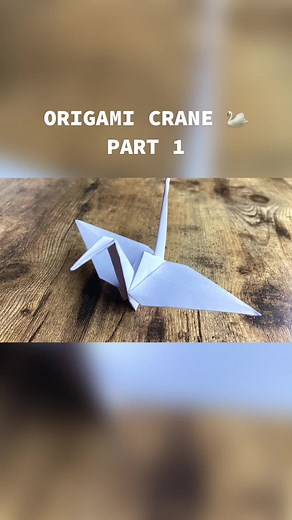 How to fold origami crane #origamicrane #papercrane #handmade #papercraft #tutorial