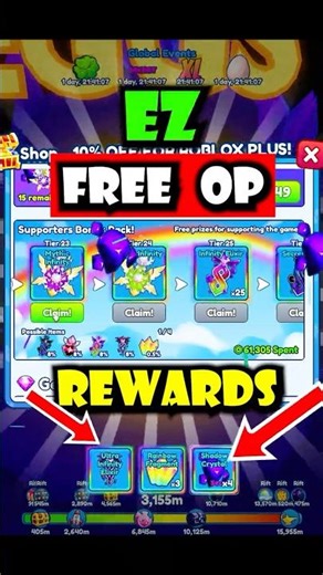 Do THIS NOW for EASY FREE OP Rewards in BGSI🔥 #roblox #shorts