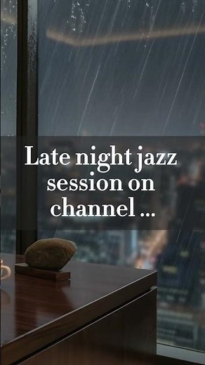 Rainy Night Office Jazz ☕ Deep Focus Piano #deepfocus #focusmusic #jazz