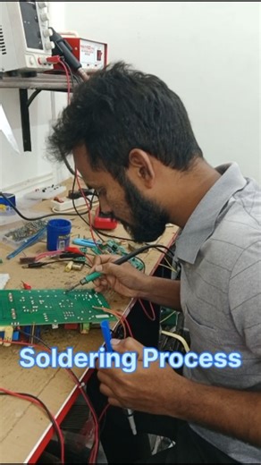 Hussain M ||Electrical Engg||Electrical Coach. on Instagram: "PCB troubleshooting and Soldering Process (PCB,VFD)"