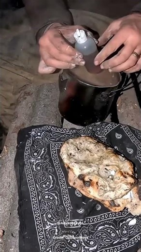 Baking Bread on Burning Embers 🔥 | Wilderness Butter & Honey Feast #alaskacamping #snowcamping