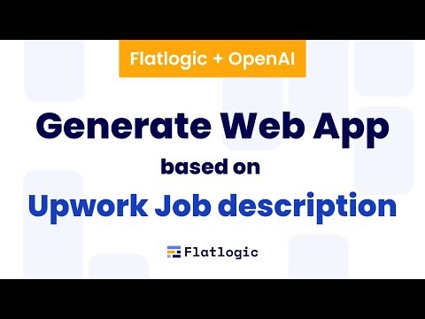 🤯 Appwizzy AI: Generate Web App based on Upwork Job description