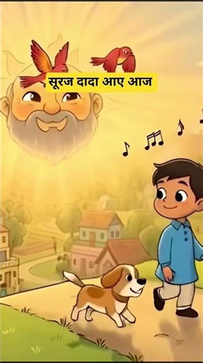 The good morning song। wake up song #shortsforkids #hindirhymes #kidssongs #educationalsongs
