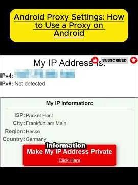 Android Proxy Settings: How to Use a Proxy on Android