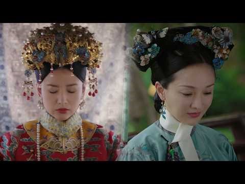 Empress wore bright red robes on leaving the palace, yet Ruyi saw through her disguise and broke her