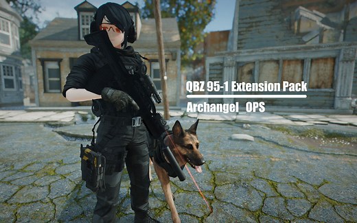 【辐射4】QBZ 95-1长弓MOD演示 （FX法玛斯动画）