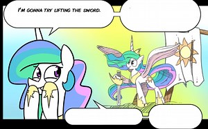 【中字】公主和剑"The Princess and the Sword" MLP Comic Rea