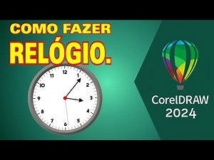 Creating a wall clock easily in Corel DRAW.