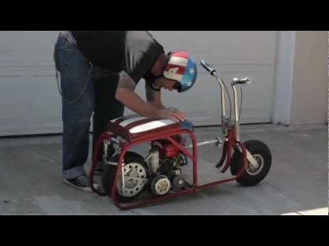 Folding Minibike: 1964 Fuji Motor Go Devil