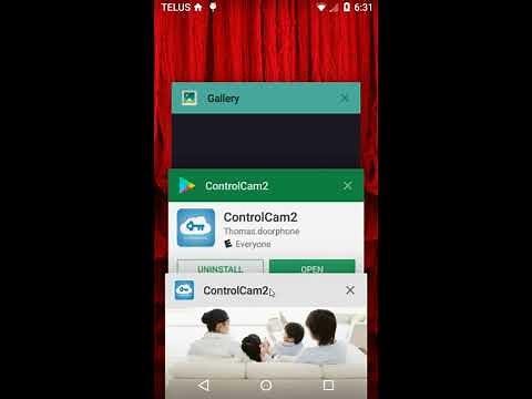 Android and ControlCam 2 Configuration of the GBF 960 Series IP Doorbell