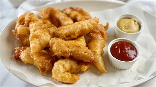 Crispy, Golden Copycat Long John Silver's Chicken Planks Recipe - Mashed